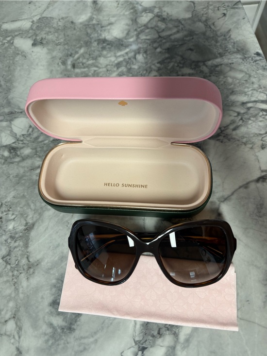kate spade Accessories - Kate Spade Katelyn/s Polarized Brown Tortoise Sunglasses 58 17 140